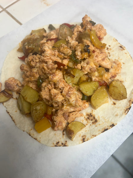 Chorizo and Egg White Burrito