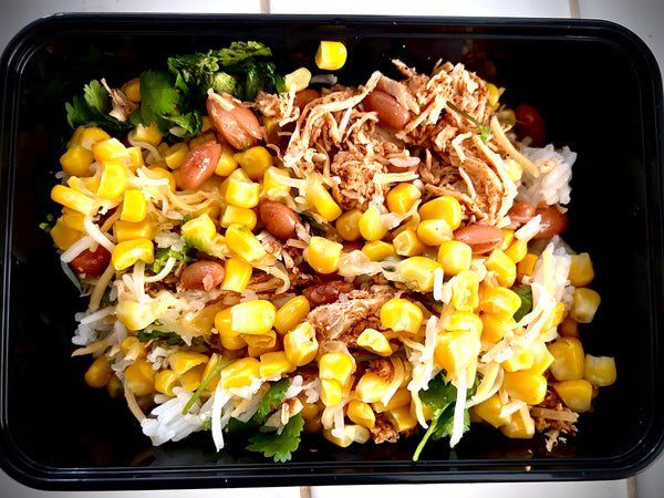 Shredded Chicken Burrito Bowl