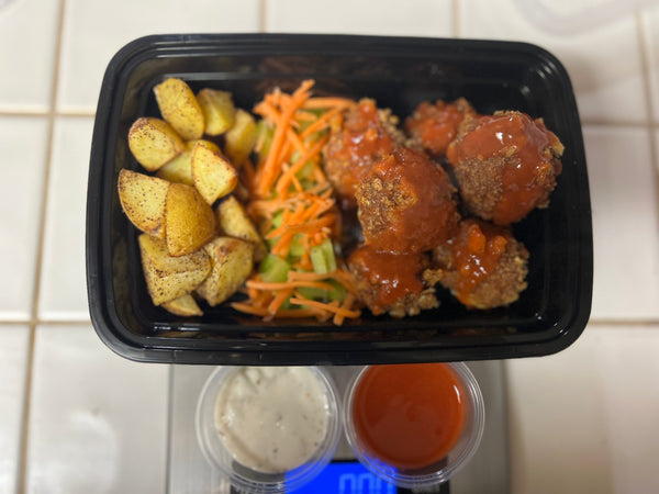 Ground Turkey Buffalo Ball Bowl